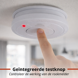 Grundig Rookmelder met Testknop en 85 dB Alarm