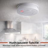 Grundig Rookmelder met Testknop en 85 dB Alarm