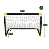 Umbro Voetbaldoel Set van 2 - Voetbalgoal 90 x 59 x 61 cm