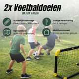 Umbro Voetbaldoel Set van 2 - Voetbalgoal 90 x 59 x 61 cm