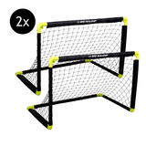 Dunlop Voetbaldoelen Set van 2 - Voetbalgoal 90 x 59 x 61 cm - maximondo