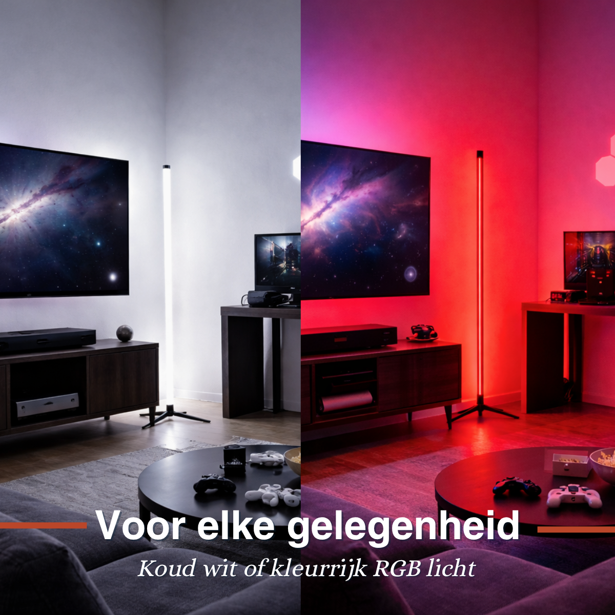 Grundig LED en RGB Vloerlamp 120cm - maximondo