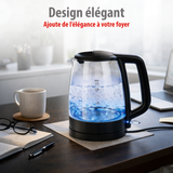alpina Waterkoker 1,7 Liter - Waterkoker Glas 1850-2200W - maximondo