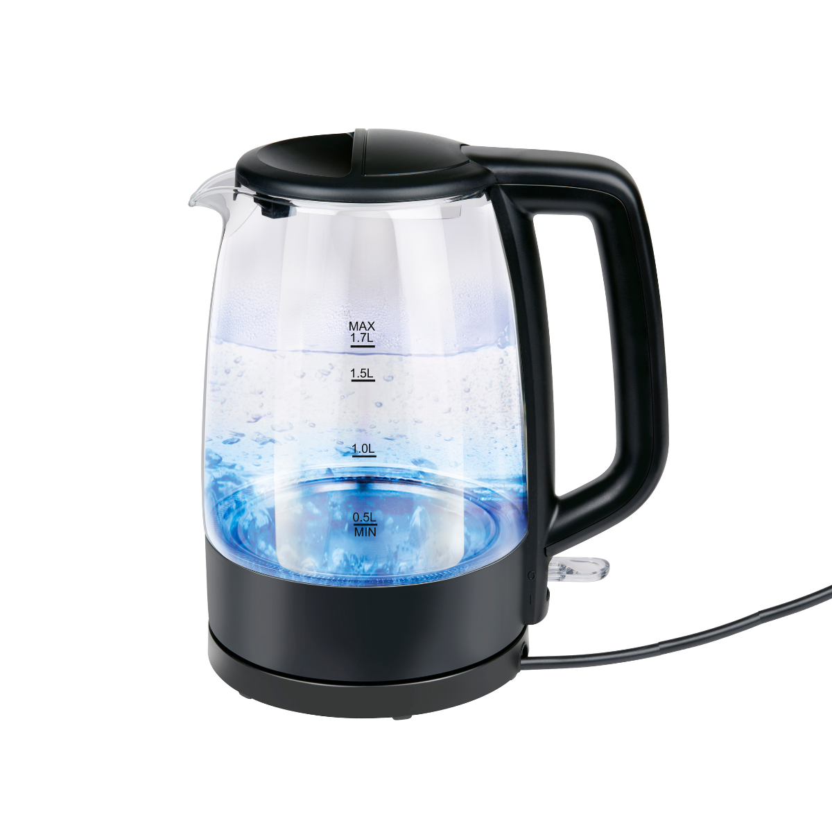 alpina Waterkoker 1,7 Liter - Waterkoker Glas 1850-2200W - maximondo