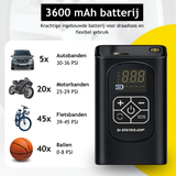 Dunlop Digitale Luchtcompressor 150PSI - maximondo