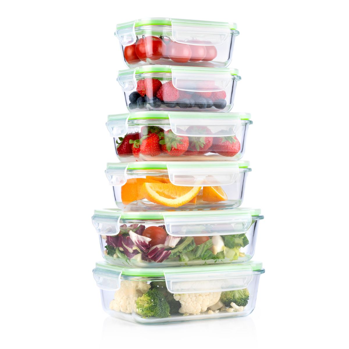 alpina Glazen Vershoudbakjes - Meal Prep Bakjes