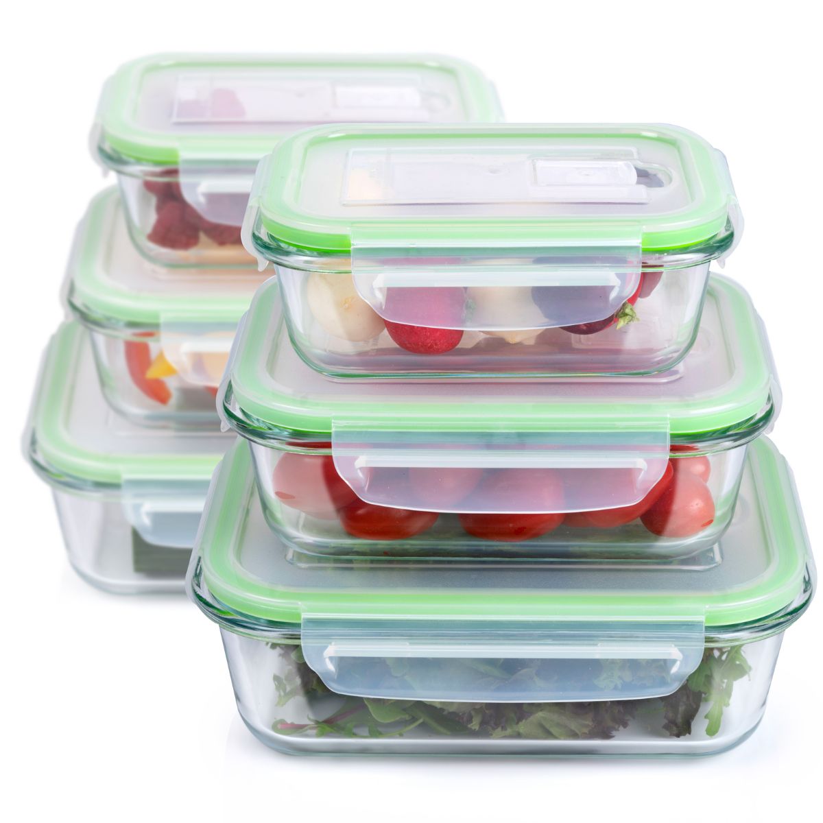 alpina Glazen Vershoudbakjes - Meal Prep Bakjes - maximondo