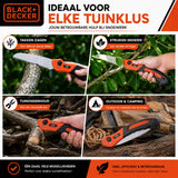 BLACK+DECKER Opvouwbare Snoeizaag - maximondo