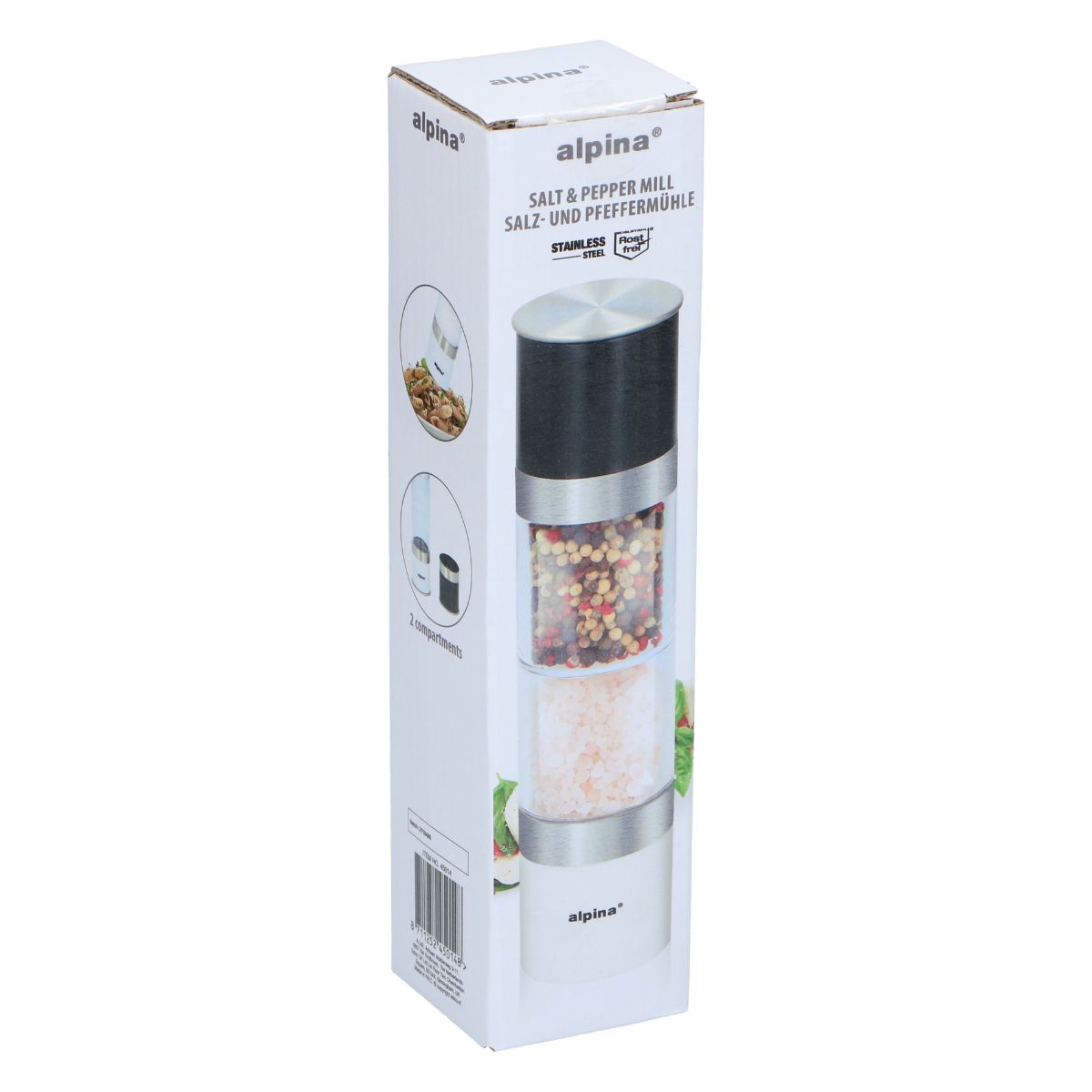 alpina Peper- en Zoutmolen Ø5x22 cm