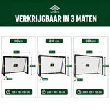 Umbro Voetbaldoel 300 x 200 x 120cm - maximondo