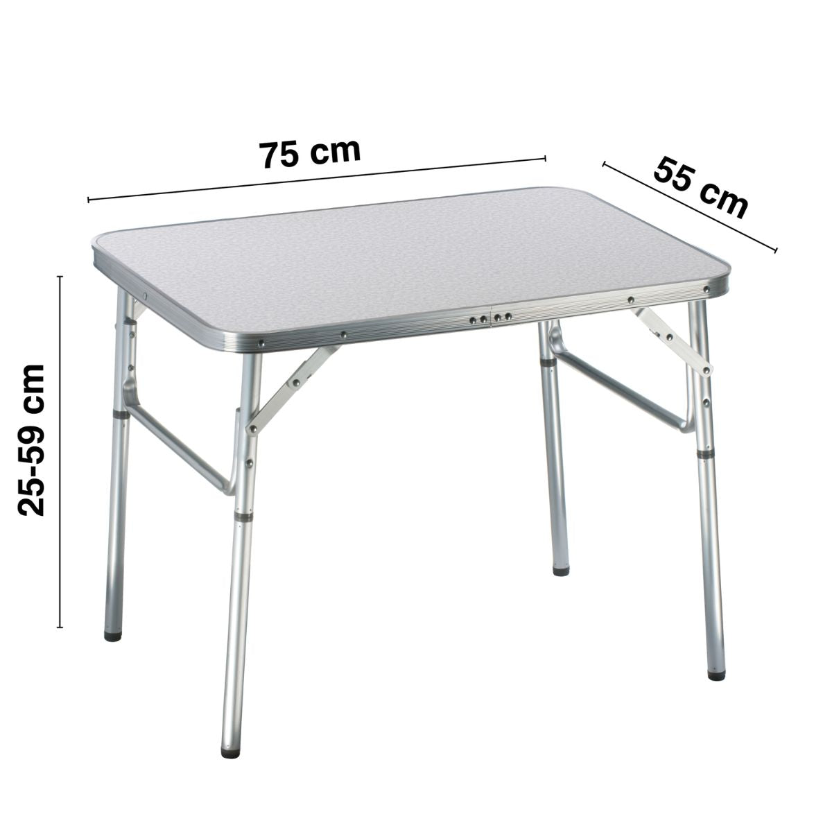 Inklapbare Campingtafel 75x55CM - maximondo