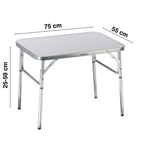 Inklapbare Campingtafel 75x55CM - maximondo