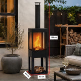 BBQ Collection Houtkachel 194x44x47cm