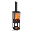 BBQ Collection Houtkachel 194x44x47cm - maximondo