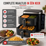 alpina Airfryer XXL - Heteluchtfriteuse 11L - 8 Personen - maximondo