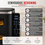 alpina Airfryer XXL - Heteluchtfriteuse 11L - 8 Personen - maximondo