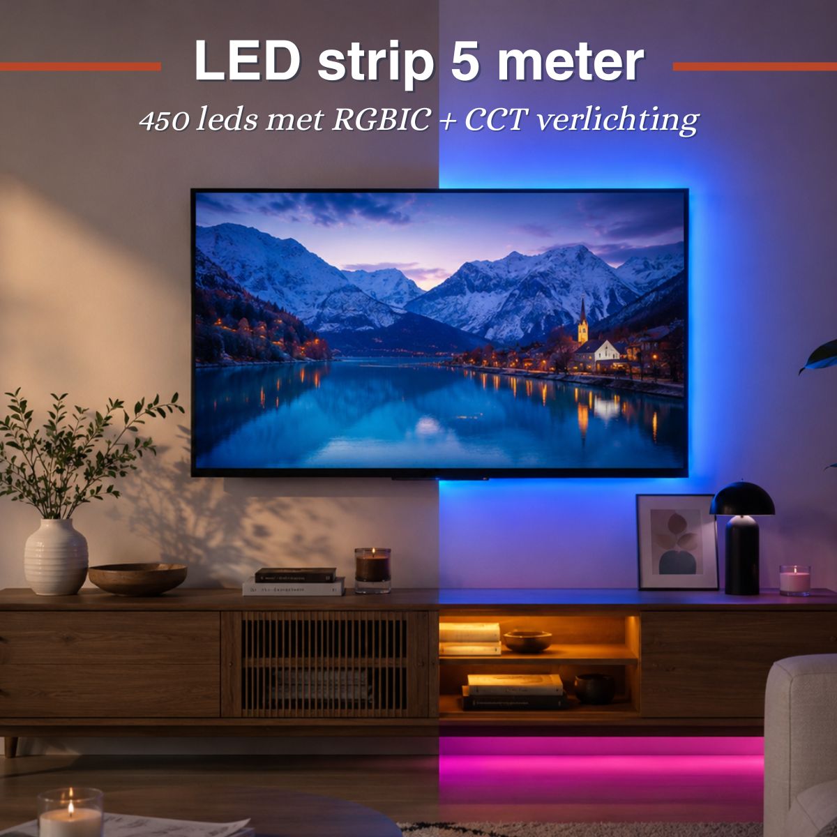 Grundig Ledstrip 5 Meter met Afstandsbediening
