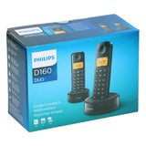 Philips D160 Huistelefoon 2 Handsets – Vaste Telefoon - maximondo