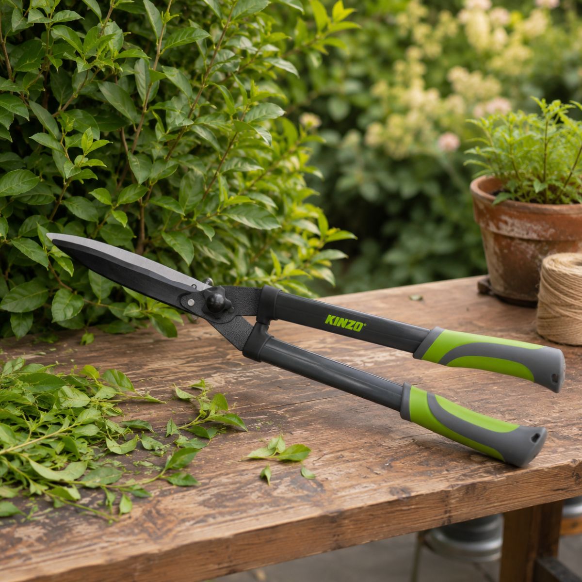 Kinzo Heggenschaar 65 cm met Non-Stick Coating - Snoeischaar - maximondo