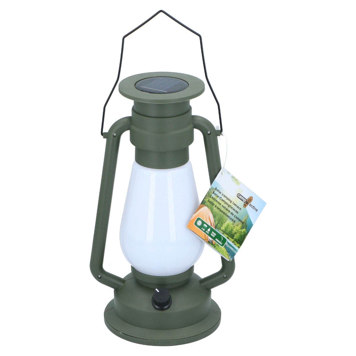 Camp Active Solar Kampeerlantaarn - Dimbare Buitenlamp - maximondo