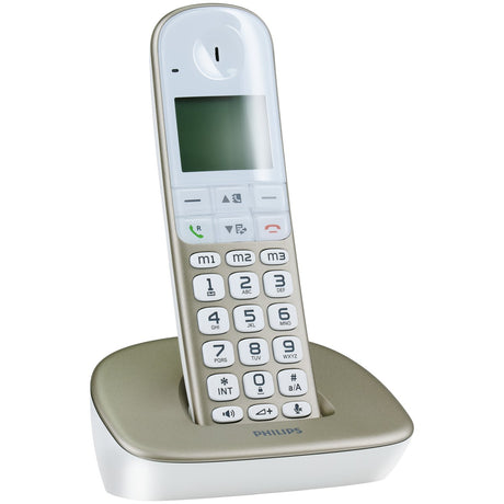 Philips XL490 Vaste Telefoon –  Huistelefoon Senioren – Wit - maximondo