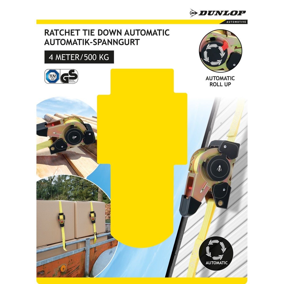 Dunlop Sjorband 4m 500KG - maximondo