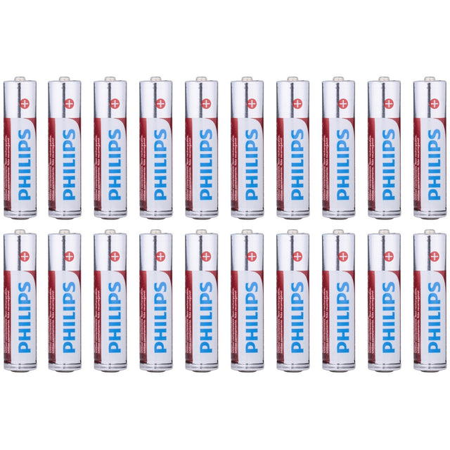Philips AAA Batterijen 20 Stuks - maximondo