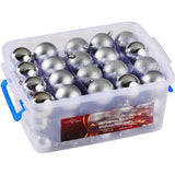 Christmas Gifts Kerstballen Zilver 70 Stuks - maximondo