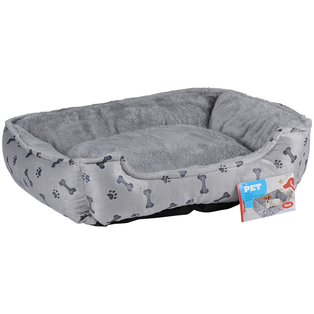 maxxpro Hondenmand Grijs Print - maximondo