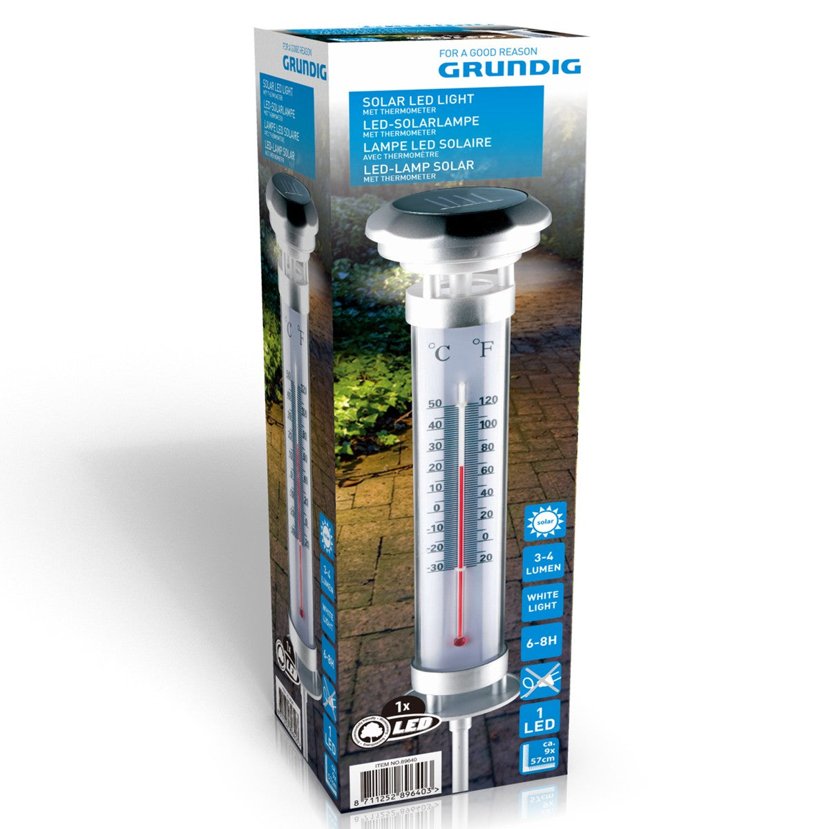 Grundig tuinlampthermometer - maximondo