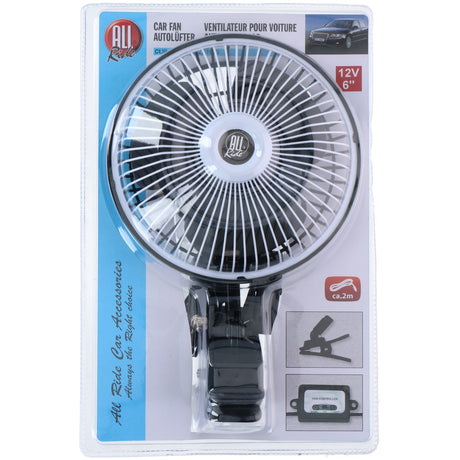 All Ride Autoventilator - 12 Volt - met Clip - Oscillerend - maximondo
