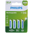 Philips AA HR6 NiMH 2600mAh - maximondo
