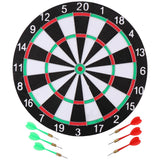 Masterdarts Dartbord - 40,5 cm - Tweezijdig - Met 6 Darts