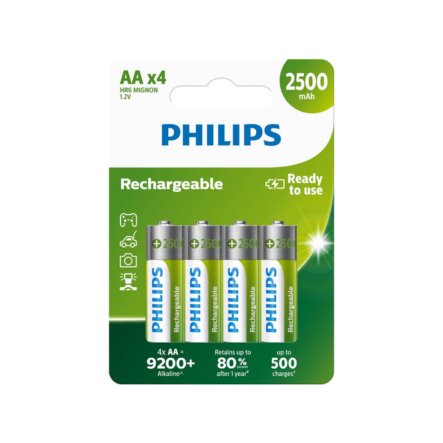 Philips AABatterijen 1.2V Oplaadbaar - maximondo
