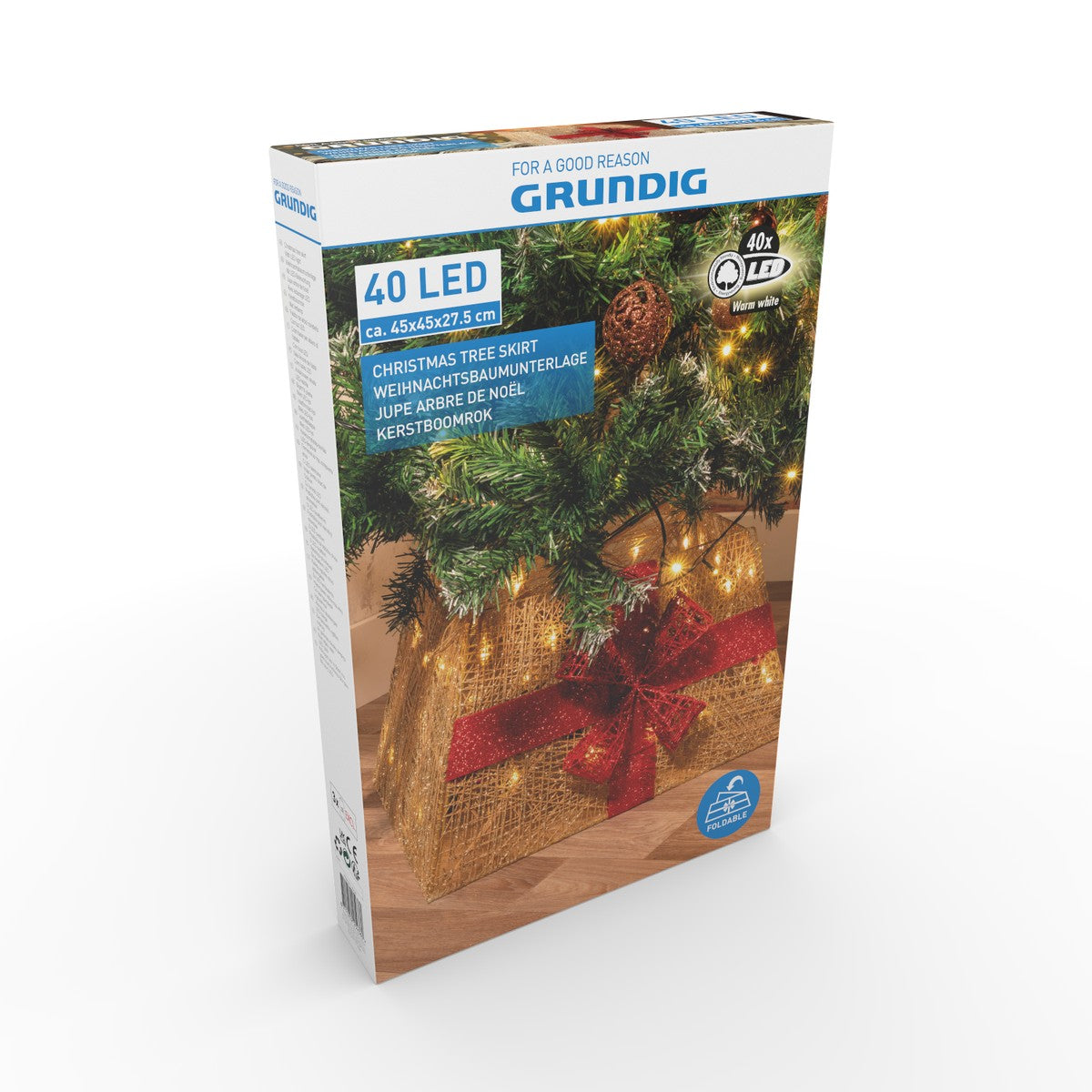 Grundig Kerstboomrok LED - maximondo
