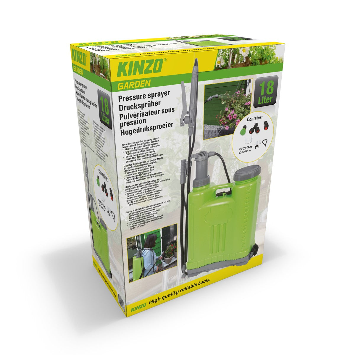 Kinzo Rugsproeier 18L - maximondo