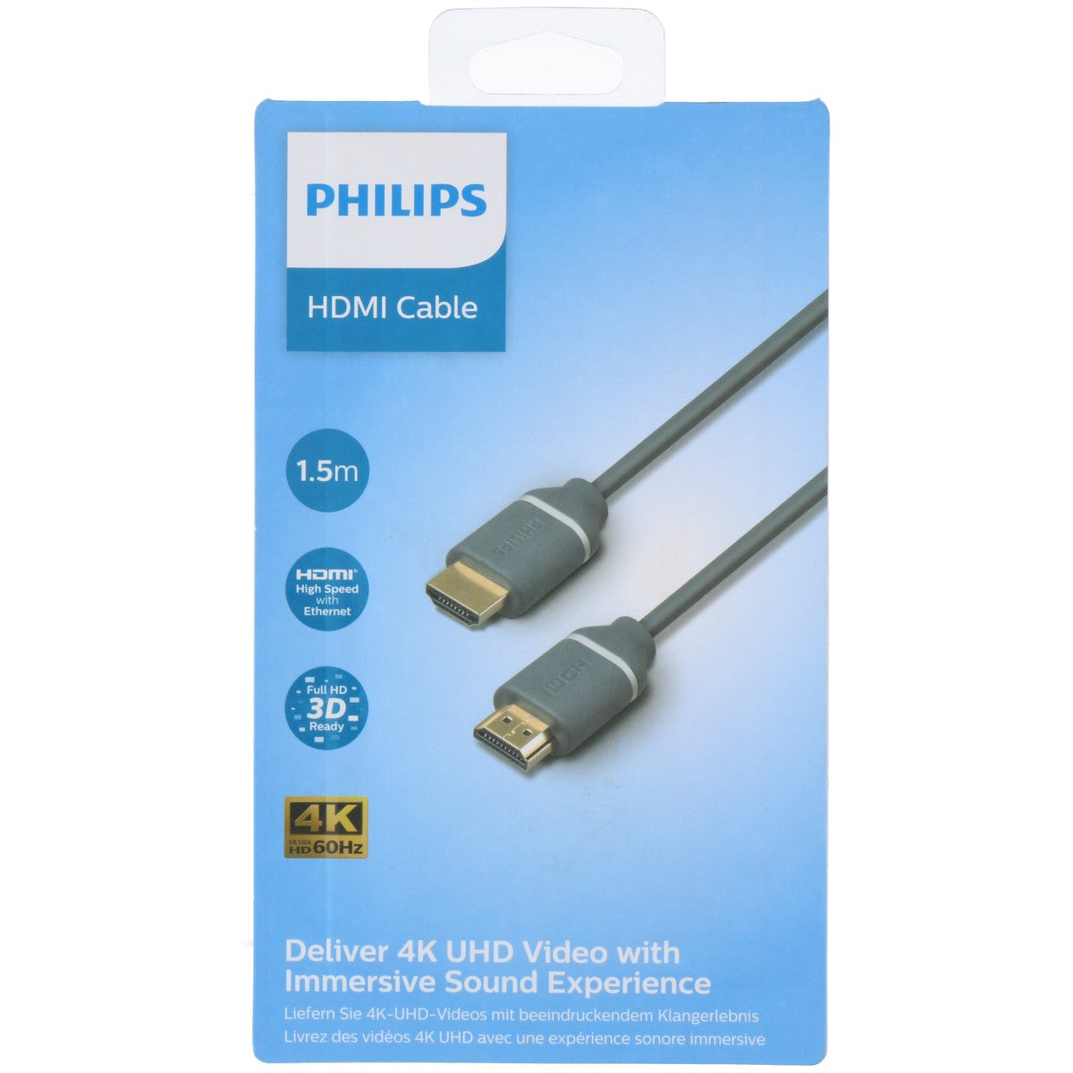 Philips HMDI Kabel 1.5 M 4K - maximondo