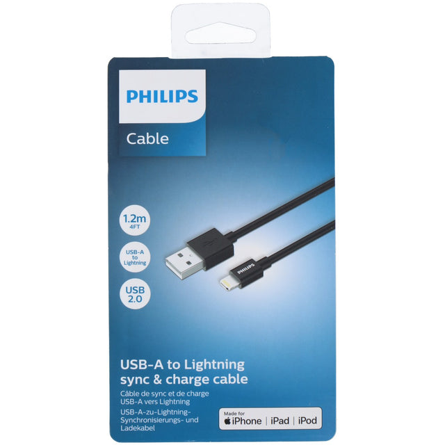 Philips USB-A naar Lightning Kabel - maximondo