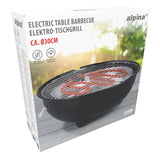 alpina Elektrische BBQ 1250W - Tafel Barbecue zonder Rook - maximondo