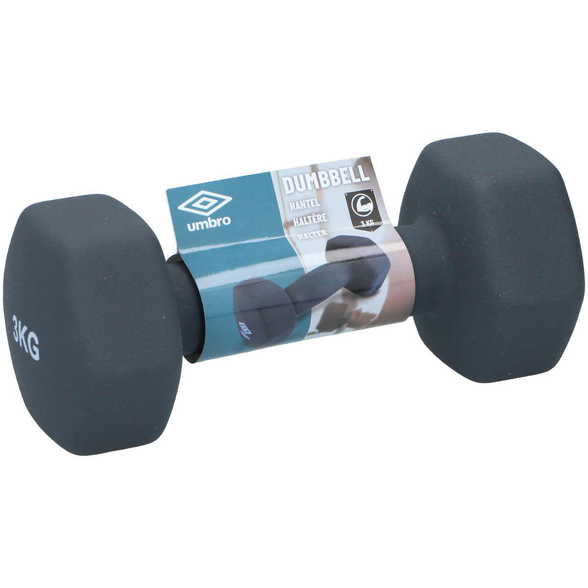 Umbro Halter 3 KG Dumbell Blauw - maximondo