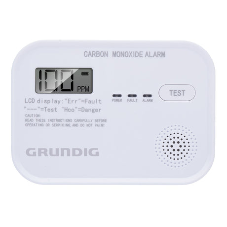 Grundig Koolmonoxidemelder 10 Jaar Batterij – CO Melder - maximondo