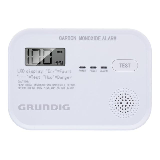 Grundig Koolmonoxidemelder 10 Jaar Batterij – CO Melder - maximondo