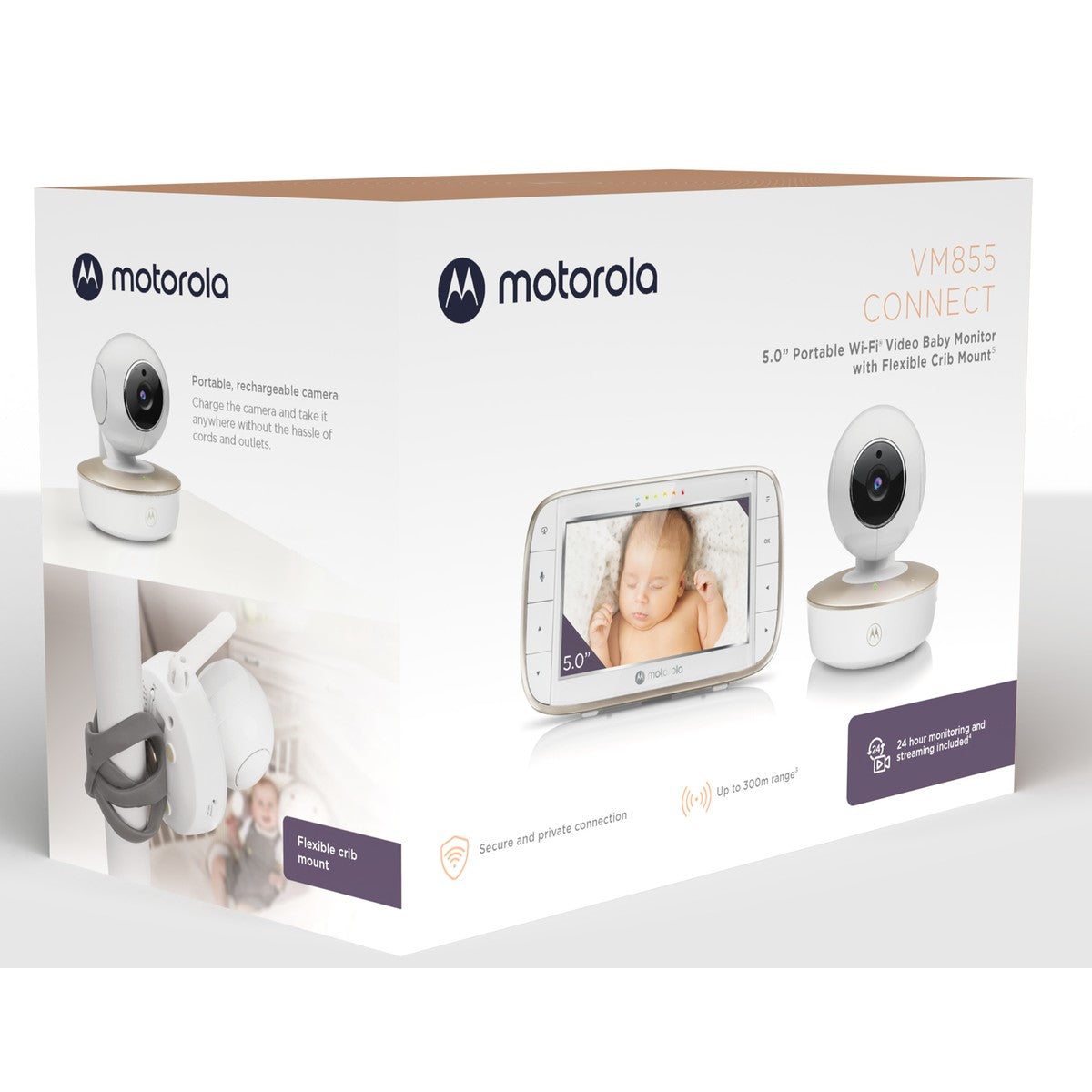 Motorola Nursery Babyfoon met Camera - Baby Monitor VM 855