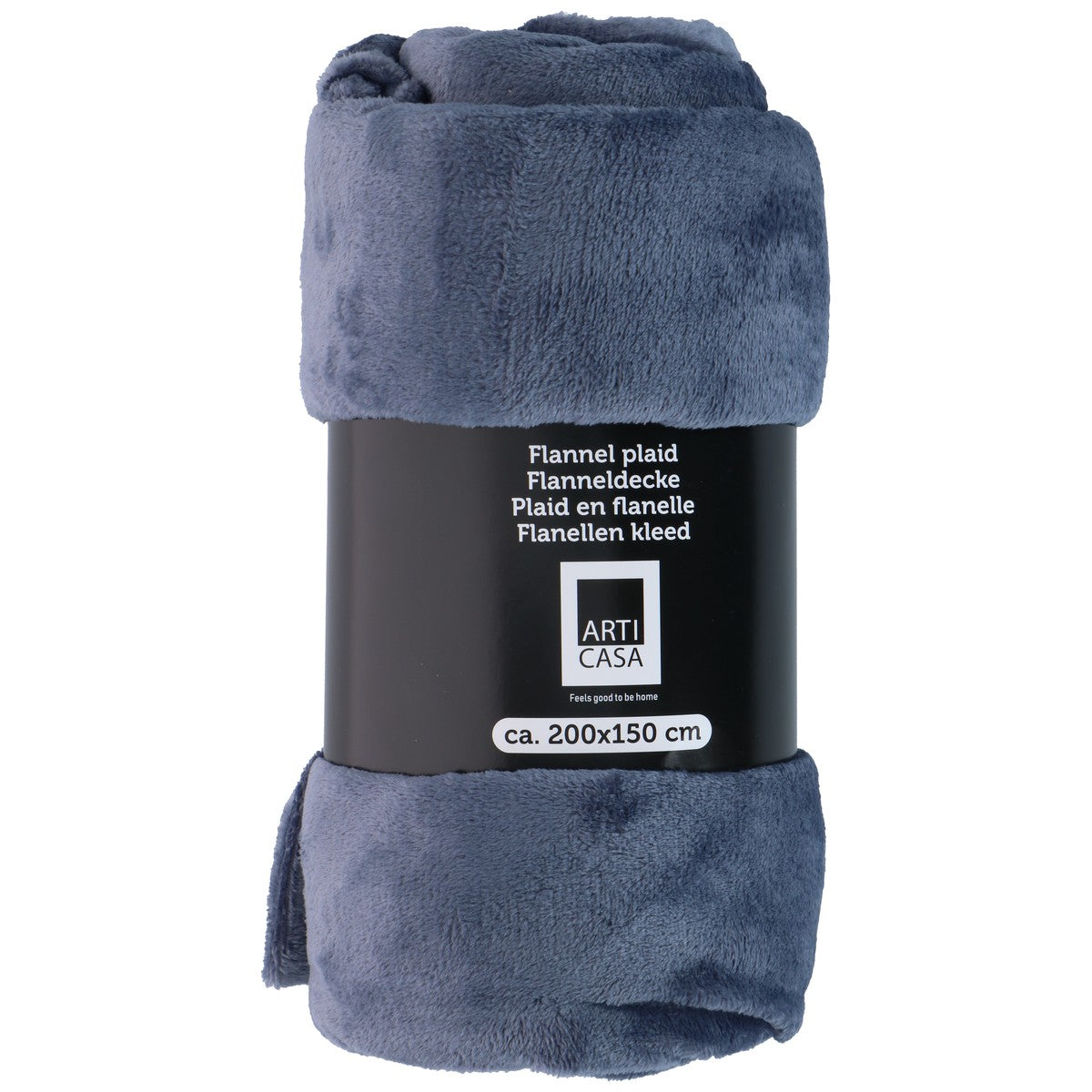 Arti Casa Fleece Deken Blauw - maximondo