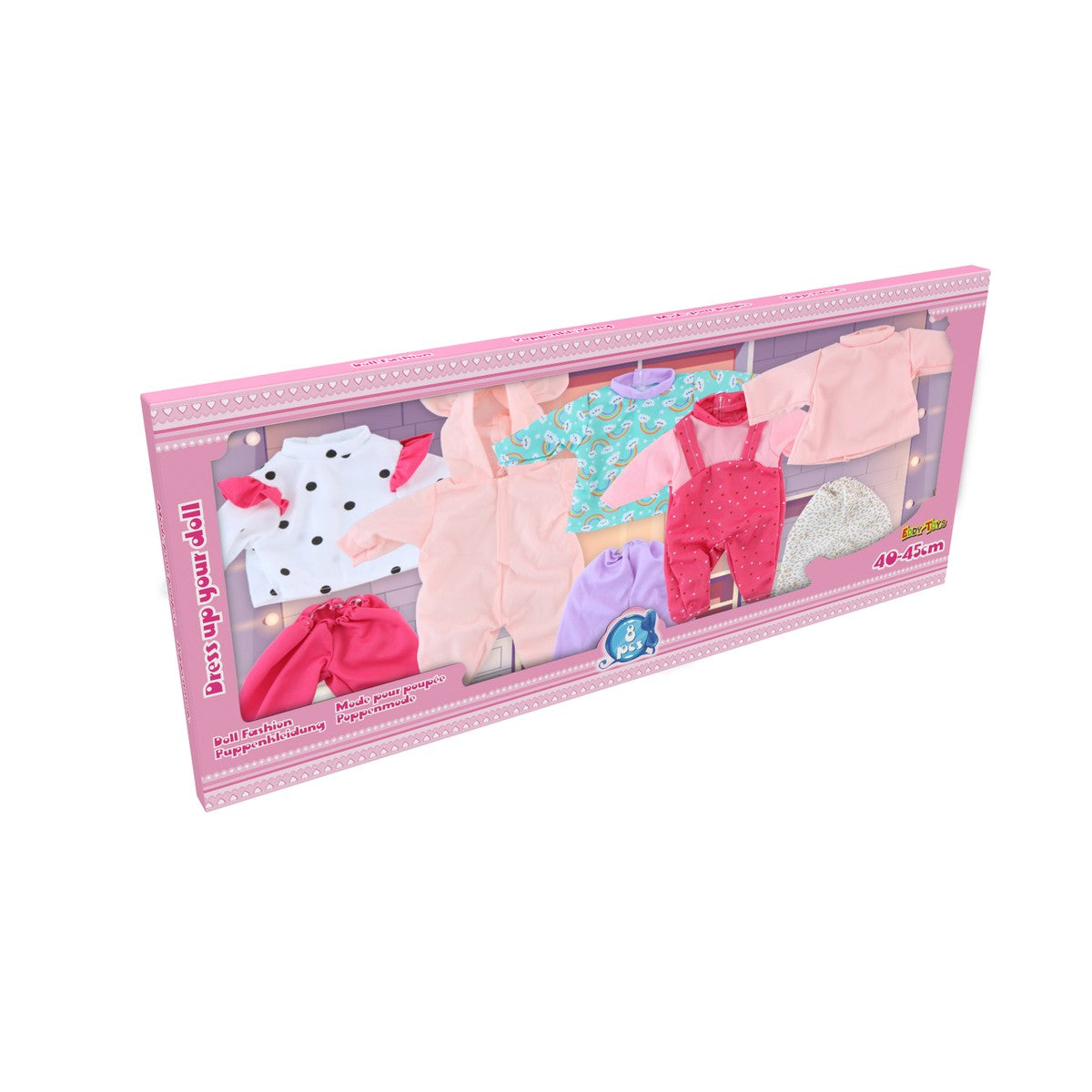 Eddy Toys Poppenkleertjes Babypop 40-45 Cm - maximondo