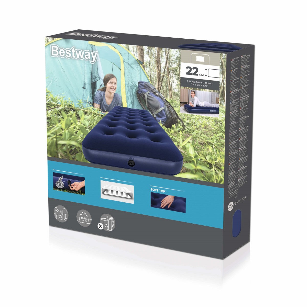 Bestway 1Persoons Luchtbed - maximondo