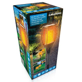 Grundig Tuinlamp solar 72 LED's vlameffect Ø12cm x 77cm hoog - maximondo