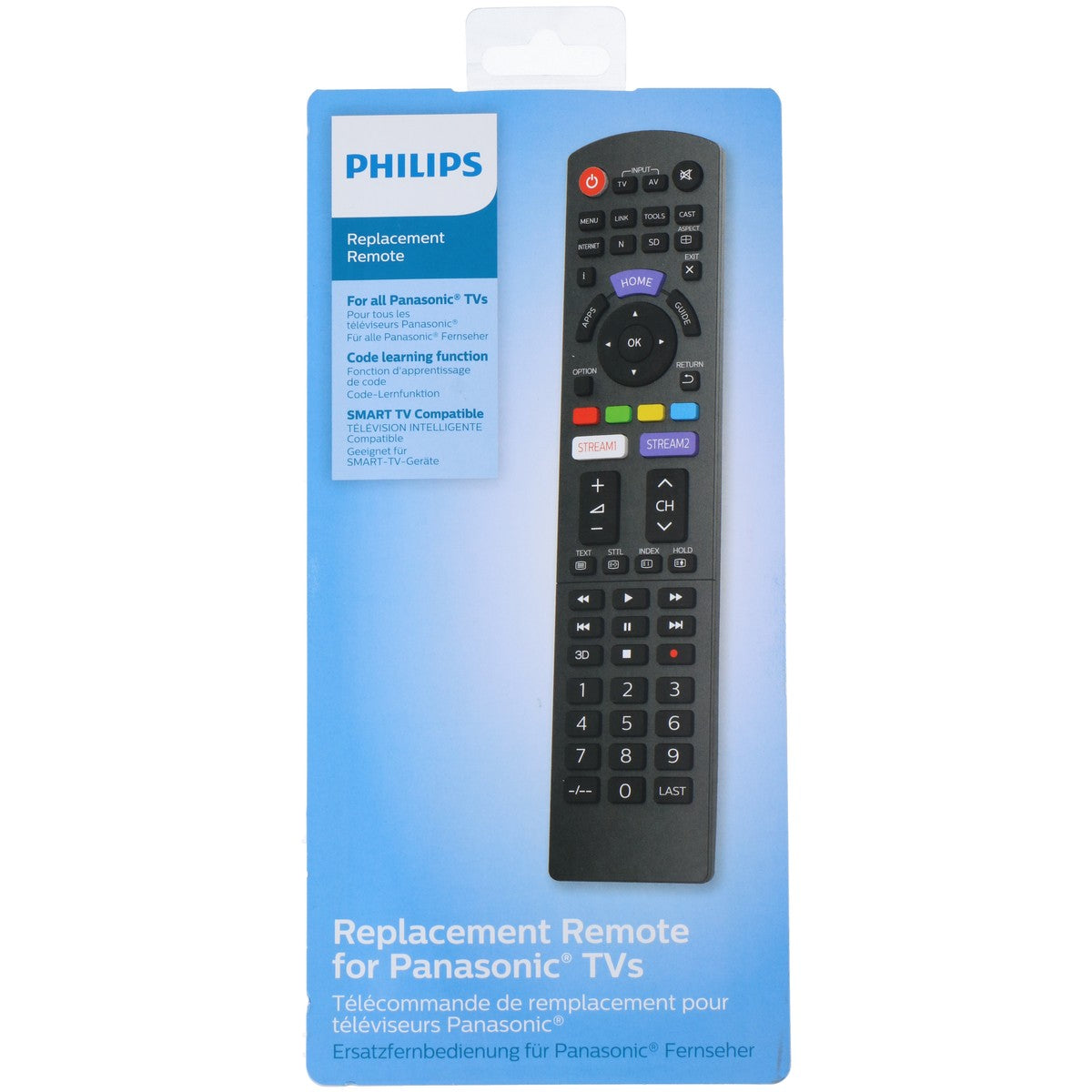 Philips Afstandsbediening Zwart