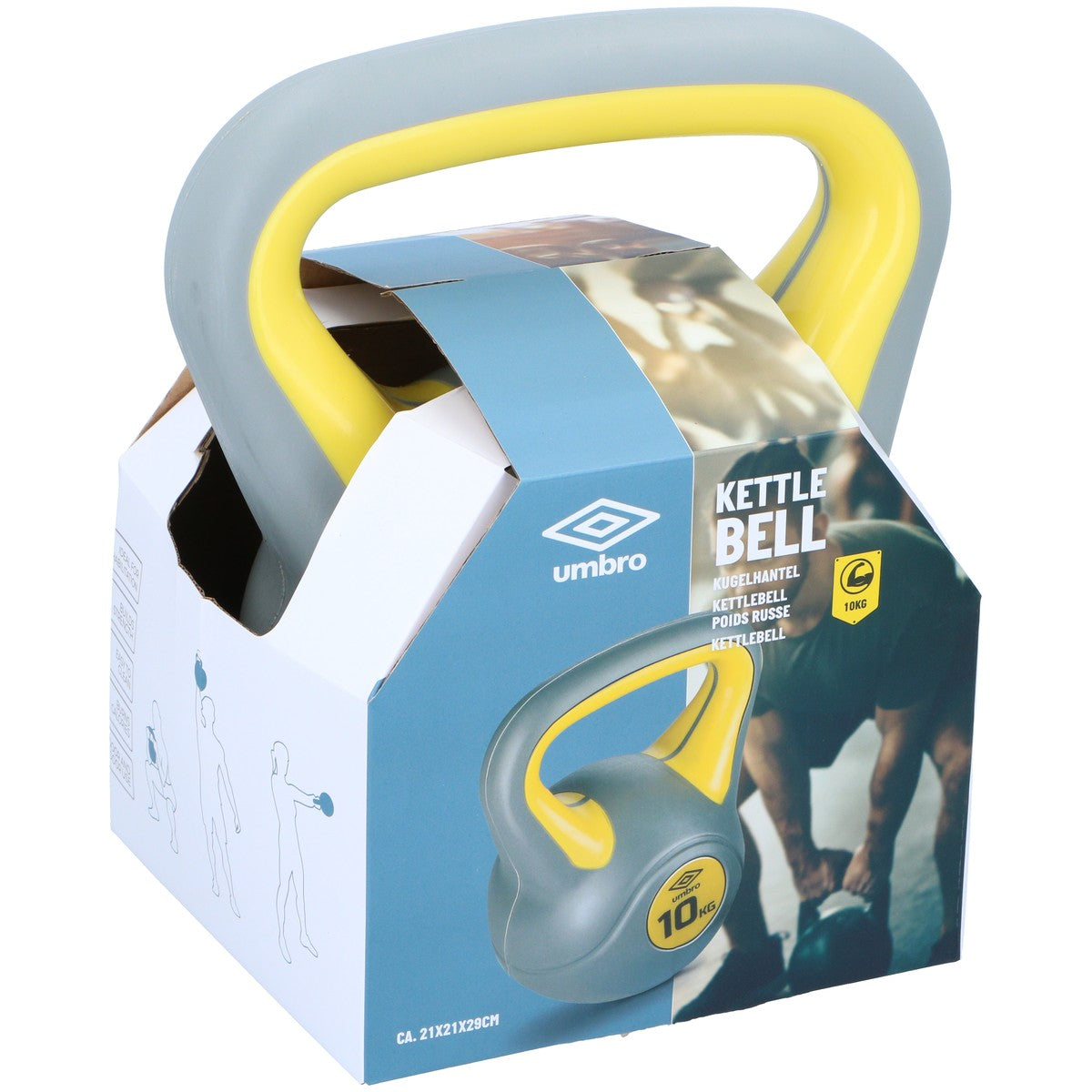 Umbro Kettlebell 10kg Grijs - maximondo