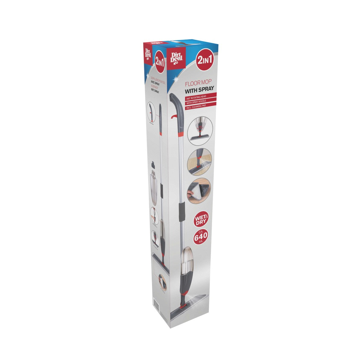 Dirt Devil Dweil met Spray, 640ML - maximondo